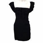 For Love & Lemons Claire Lace Black Mini Dress LBD Photo 4