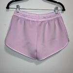 Adidas  Drawstring Pink Shorts Satin 3 Stripe Women’s Sportswear Sz S. Like New! Photo 3