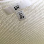 BP . Cross Back Oversized Chunky Knit V Neck Sweater Photo 3