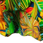 Vintage 70s Womens Mini Dress Tropical Colorful Hawaiian Floral Size Small Photo 6