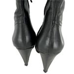 ALIAS MAE Black Leather Heeled Tall Boots Size 38 Photo 4