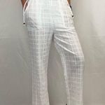 Lush Clothing Lush Women's Flowy Summer Palazzo Pants L LG Large White Textured Casual NWT NEW Photo 0
