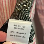 Loyd/Ford Stripe & Metallic Blouse Top Photo 6