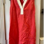 Eliza J  Linen Blend Beach Resort Easter Dress Women 12 Spring Colorful Summer Photo 0