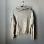 The North Face  Sweater Womens Large Beige Shawl Neck Long Sleeve Wool Blend Photo 3