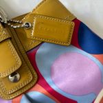 Coach  #13798 Colorful Sateen Signature  Soho Pleated Purse  Tote Patent Leather Photo 1