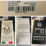 Valentino Orlandi black vegan leather bag Photo 9