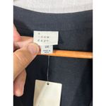 A New Day  Romper 2X Black Faux Wrap NEW Linen Blend Shorts Jumper Photo 3