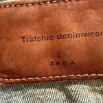 ZARA  women's size 2 distressed shorts with butterfly patch Photo 4
