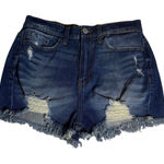 SO NWT  high rise vintage stretch mom shorts juniors 7 Photo 0