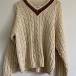 Gap Vintage  Cable Knit Sweater V-neck Small Photo 0