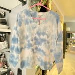 Knox Rose NWT XS Women's  V-Neck Pullover Sweater -BLUE and White | size : XS Photo 5