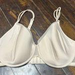 Wacoal  retro chic nude semi sheer lacy sides 36D bra Photo 0