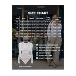 MANGOPOP NEW  Square Neck Long Sleeve Top Bodysuit XL Photo 2