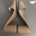 Raye Tan Braided Block Heel Slip On Mule Sandals Women’s Size 9 Photo 6