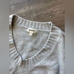 Open Edit Elegant Women's V-Neck Sweater in Gray Photo 5