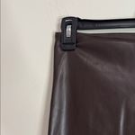 Joie  Espresso Pull On Hi-Rise Stretch Fit Faux Leather Leggings Pants size M Photo 7