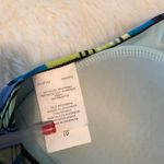 Nike Halter Tankini Swim Top Empire Waist Blue Green Black White Stripe L 10 Photo 6