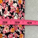 Pieces Pink Black Floral Print Short Sleeve VNeck Babydoll Shift Dress Sz 20 NWT Black Photo 8