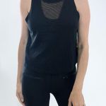 Flirtitude NWT Active Black Perforated Tank Top Size Medium Photo 0