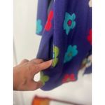Women’s Artsy Gudrun Sjödén Funky Colorful Floral Cardigan Cotton S Purple Photo 2