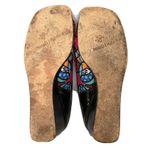 Donald Pliner Fabric Wedge Mules Shoes Fun Colorful Romero Britto Print Size 6.5 Photo 8