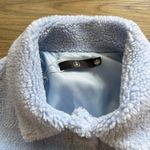 Missguided misguided Women's Light Blue Oversized Sherpa Jacket Size 2 Photo 1
