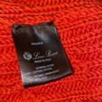 Loro Piana  Valencia Cable Knit Cotton Sweater In Orange size M Photo 3