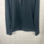 Nike  Dri Fit Black Ribbed Cowl Neck Hooded Sweatshirt Size XS Photo 2