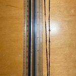 Vintage Green Calla Lilly & Red Rose Flower Gold Tone Necklaces Photo 12