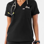 FIGS  one pocket scrub Black Top size 3XL Photo 0