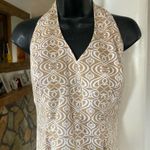 Jones New York Cream Halter Sundress Wedding Guest Photo 1