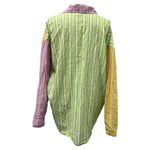 Wild Fable  Pastel Multicolor Striped Button Up Shirt Size XXL Y2K Light Academia Photo 3