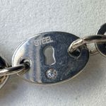 Fossil  Stainless Steel Brown Resin Link Bracelet Photo 7