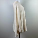 FATE The Label x Stitch‎ Fix Peter Knit Poncho Sweater Cream Wool Blend Photo 4