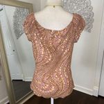 Early 2000s Orange Pink Floral Flower Babydoll Milkmaid Cottagecore Blouse Top L Size L Photo 5