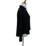 Heartloom  Womens Button Down Top Small Black Long Sleeve Blouse Chic Photo 1