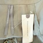 Anthropologie  Belted Halter Top Open Back Moss Green Size XL NEW Photo 4