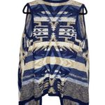 Democracy  Cardigan Size M Women's Aztec Sleeveless Open Front Soft Multicolor Photo 1