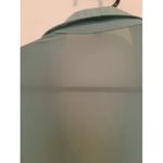 Peach Royal Women's Green Long Sleeve Full Zip Sheer Shirt Blouse Size Small Photo 8