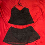 Catalina Black Two-Piece  Bathing Suit Plus Size 1X (16) Photo 0