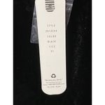 Olive + Oak velvety black ruffle sleeve‎ top size XS mock neck Photo 3