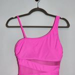 Blooming Jelly  Pink One-Piece Swimsuit with Mesh Accents NWT Size Medium Photo 1