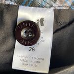 Unif  Blue and Pink Plaid Dawson Straight Leg Pants Photo 5