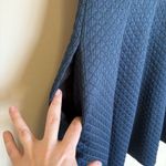 Rebecca Taylor Blue Sleeveless Quilted Zip-Front Fit & Flair Dress Size 6 Photo 6