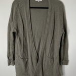 Madewell green textured palisades sweater cardigan size XS Photo 0