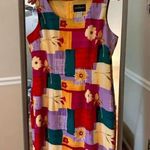 John Robert’s Vintage Sheath‎ Dress Size 12 Yellow Purple Photo 0