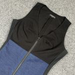 Rag and Bone Rag‎ & Bone Women's Sleeveless Zip Front Colorblock Tank Top Black Blue Size 8 Photo 1