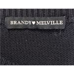 Brandy Melville Black and Blue Argyle Crewneck Sweater Photo 6