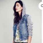 Free People denim knit jacket Photo 10